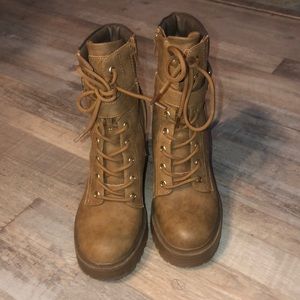 GBG Tan/Brown Ankle Boots - 7 1/2